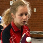 Tischtennis: Selina Gomeringer Stadtmeisterin Mädchen 2013 